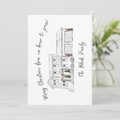 Invitation Hannah flat card (Debout devant)