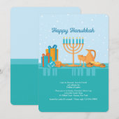 Invitation Hanoukka (Devant / Derrière)