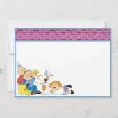 Invitation Hanoukka Card Merci 7" x 5" Personnaliser (Devant)