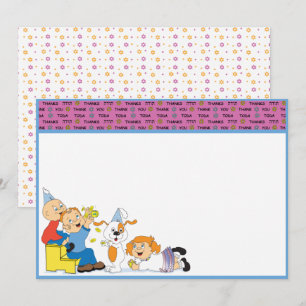 Invitation Hanoukka Card Merci 7" x 5" Personnaliser
