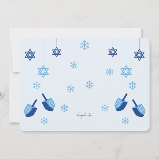 Invitation Hanoukka Gift Exchange Party (Dos)