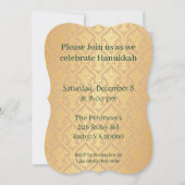 Invitation Hanoukka Gold et Emerald green (Devant)