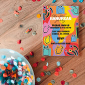 Invitation Hanoukka Hanoukka Happy Art