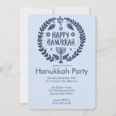 Invitation Hanoukka Holiday Party Cute Main Drake Custom (Devant)