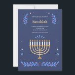 Invitation Hanoukka Light<br><div class="desc">famille Invitation et amis pour allumer les bougies avec vous avec cette invitation exquise. (Photo de Freepik). La carte est facile à customiser avec votre libellé, police et couleur de police. Pas exactement ce que vous cherchez ? Tous nos produits peuvent être conçus sur mesure pour répondre à vos besoins...</div>
