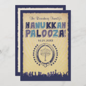 Invitation Hanoukka Palooza (Devant / Derrière)