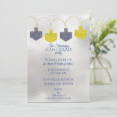 Invitation Hanoukka Pinwheel (Debout devant)