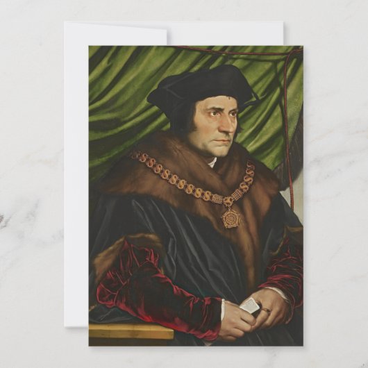 Invitation Hans Holbein le jeune - Portrait de Sir Thomas (Devant)