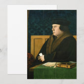 Invitation Hans Holbein le jeune - Thomas Cromwell (Devant / Derrière)