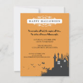 Invitation hantée de partie de Halloween de (Devant)