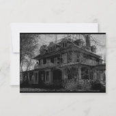 Invitation hantée de partie de manoir (Devant)