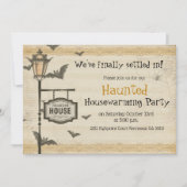 Invitation Hantée Halloween Houseéchauffant (Devant)