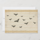 Invitation Hantée Halloween Houseéchauffant (Dos)