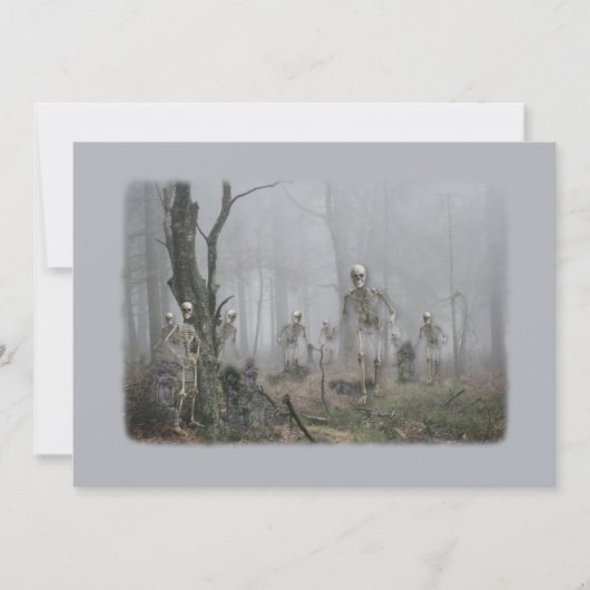 Invitation hantée par le cimetière (Devant)