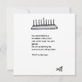 Invitation Hanukkah  (Dos)