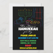 Invitation Hanukkah Feastable of Light (Devant)