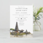 Invitation Happily Ever After Bali Wedding Photo (Debout devant)
