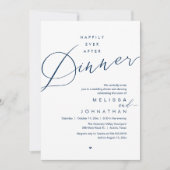 Invitation Happily Ever After Dinner Romantic Wedding Party (Devant)