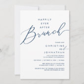 Invitation Happily Ever After Dinner Wedding Reception Dinner (Devant)