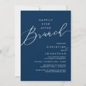 Invitation Happily Ever After Dinner Wedding Reception Dinner (Devant)
