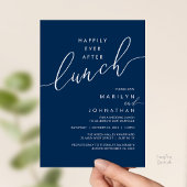 Invitation Happily Ever After Dinner Wedding Reception Dinner