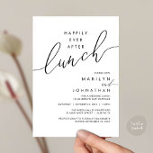 Invitation Happily Ever After Dinner Wedding Reception Dinner