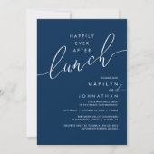Invitation Happily Ever After Dinner Wedding Reception Dinner (Devant)