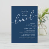 Invitation Happily Ever After Dinner Wedding Reception Dinner (Debout devant)