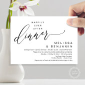 Invitation Happily Ever After Dinner Wedding Romantic Party