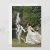 Invitation Happily Ever After Forest Lights Wedding Photo (Dos)