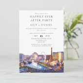 Invitation Happily Ever After Las Vegas Wedding (Debout devant)