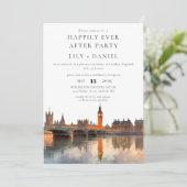 Invitation Happily Ever After London Wedding (Debout devant)