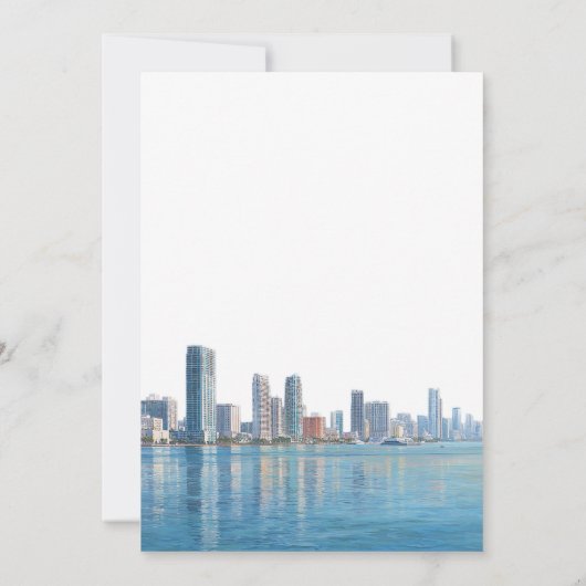 Invitation Happily Ever After Miami Wedding (Dos)