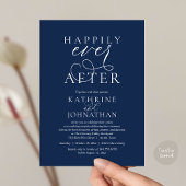 Invitation Happily Ever After, Modern Wedding Reception