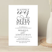 Invitation Happily Ever After Party, Classy Wedding Reception