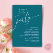 Invitation Happily Ever After Party Romance Wedding Reception