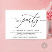 Invitation Happily Ever After Party, Romantic Wedding Dinner
