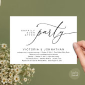 Invitation Happily Ever After Party, Romantic Wedding Dinner