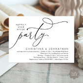 Invitation Happily Ever After Party, Romantic Wedding Dinner