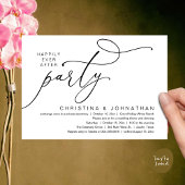 Invitation Happily Ever After Party, Romantic Wedding Dinner