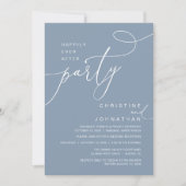 Invitation Happily Ever After Party Romantic Weds Reception (Devant)