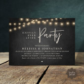 Invitation Happily Ever After Party, Rustic String Lights