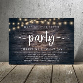 Invitation Happily Ever After party, Rustic Wedding