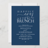 Invitation Happily Ever After Party Wedding Elopement Dinner (Devant)