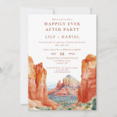 Invitation Happily Ever After Photo Desert Wedding (Devant)