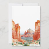 Invitation Happily Ever After Watercolor Desert Wedding (Dos)