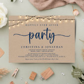 Invitation Happily Ever After Wedding Party,  String Lights