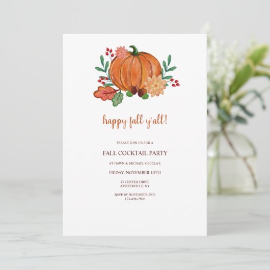 Invitation Happy (Debout devant)