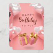 INVITATION HAPPY (Devant / Derrière)