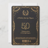 Invitation Happy 50Years Celebration Card (Dos)